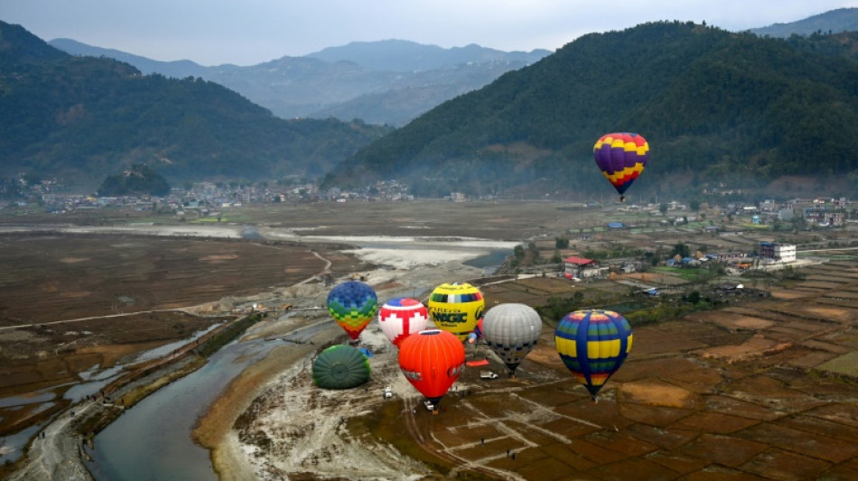 Nepal hosts hot air balloon festival