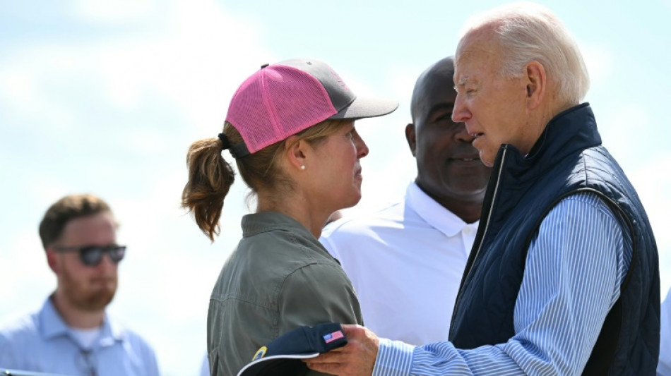 Biden et Harris dans trois Etats touchés par l'ouragan Hélène