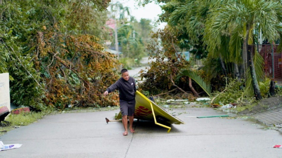 Philippines cleans up after Typhoon Yinxing slams north coast