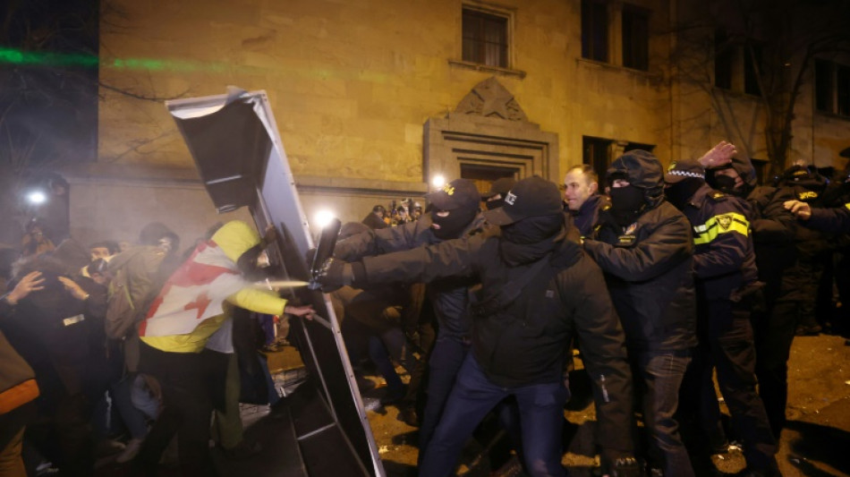 Georgia police arrest dozens in clashes with pro-EU protesters