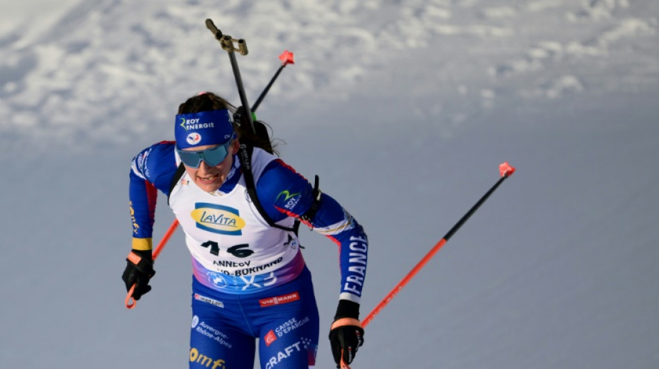 Biathlon: au Grand-Bornand, Braisaz-Bouchet rectifie le tir