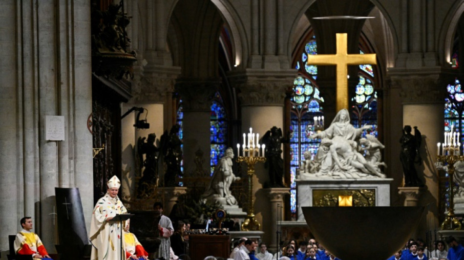 Notre Dame holds first mass after five-year restoration 