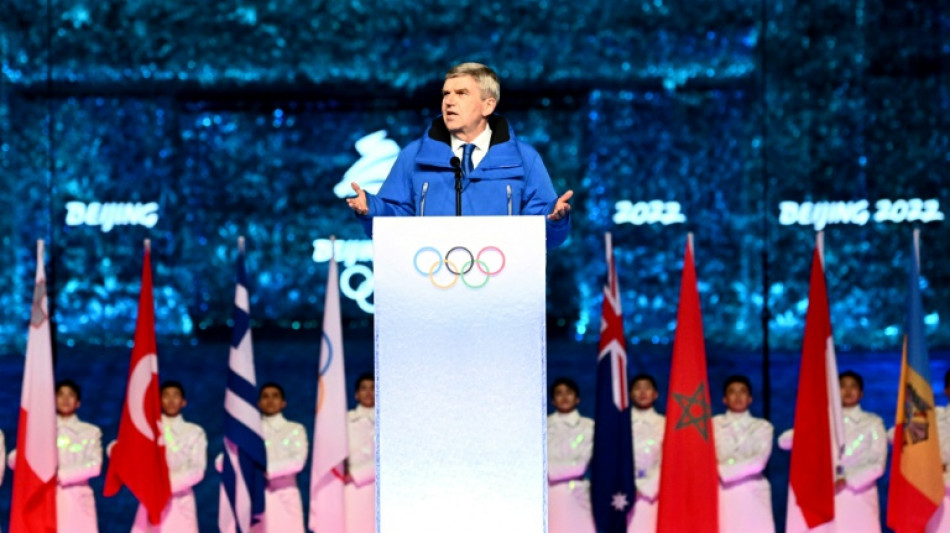 JO-2022: le président du CIO Thomas Bach déclare "clos" les Jeux olympiques de Pékin