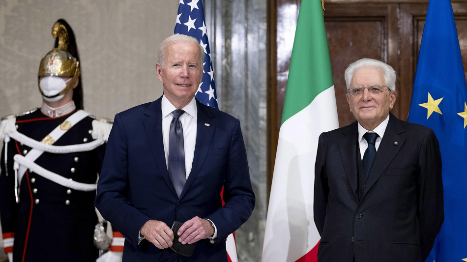 Mattarella a Biden,in nome nostri valori comuni no al terrorismo