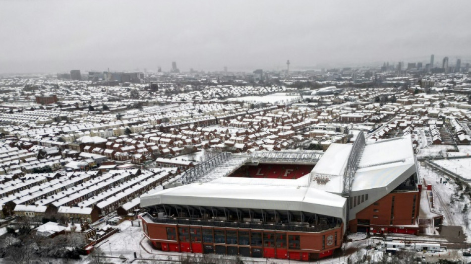 Liverpool-Man Utd Premier League clash to go ahead despite snowfall