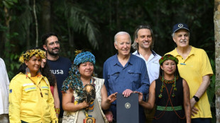 Biden touts climate legacy in landmark Amazon visit