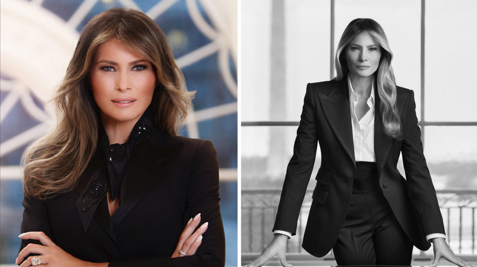 Melania Trump, la foto ufficiale da power woman