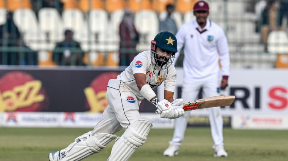 Shakeel and Rizwan lead Pakistan recovery in fog-hit first Test