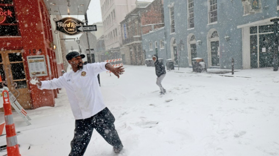 Arktische Kältewelle in weiten Teilen der USA - New Orleans unter Schneedecke