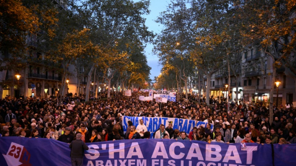 Thousands demand lower rents at Barcelona demo